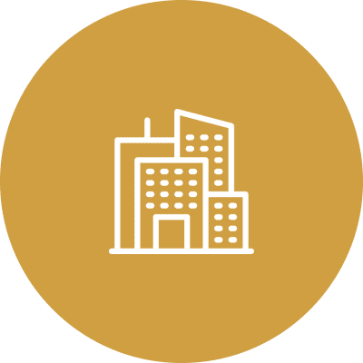Minimalist cityscape graphic design